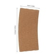 thumbnail image 2 of WEUVEB 80Ud Funda Para Vaso De Corrugado Con Aislamiento Térmico Color Marrón Claro Para Proteger Manos, 2 of 6