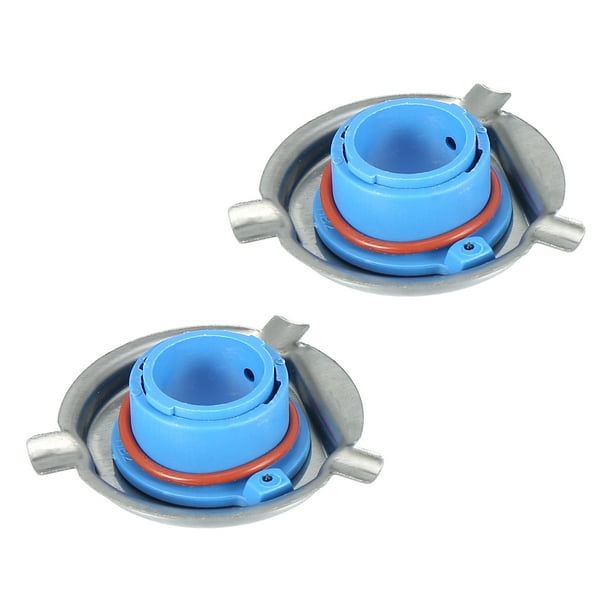 2 Piezas H4 LED Faro Adaptador Base Bombilla Enchufes Soporte para Coche Azul
