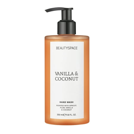 BEAUTYSPACE Vanilla and Coconut Hand Wash, 11.8 oz