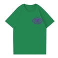 thumbnail image 2 of Hazbin Hotel Casual de la moda de las mujeres de manga corta Impreso Cuello Redondo Pullover Tops Verde/3XL, 2 of 4
