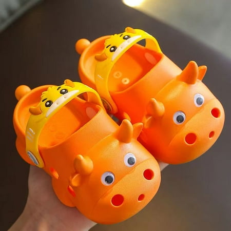 

Infant Cartoon Garden Clogs Slipper Soft Bottom Non-slip Slip-on Water Shoes Breathable Sandals Indoor Outdoor For Baby Boys Girls