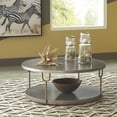 thumbnail image 2 of Signature Design by Ashley Contemporary Ranoka Coffee Table, Platinum, 2 of 4