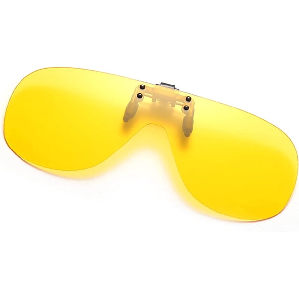 Gafas de sol polarizadas con clip para hombre y mujer, antirreflejos, UV400