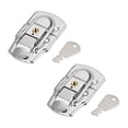 thumbnail image 4 of Uxcell 76mm x 45mm Metal Small Size Suitcase Lock Hasp Catch Latch with Keys 2 Pcs, 4 of 4