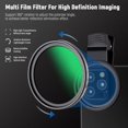 thumbnail image 3 of Filtro CPL NEEWER FL-26 de 52 mm para teléfono y cámara con funda y clip, 3 of 8