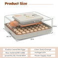 thumbnail image 2 of Mintazer 56 Egg Incubator with Automatic Egg Turning and Humidity Control, Built-in Egg Candler, 360° Clear View with Temperature Display, 2 of 9
