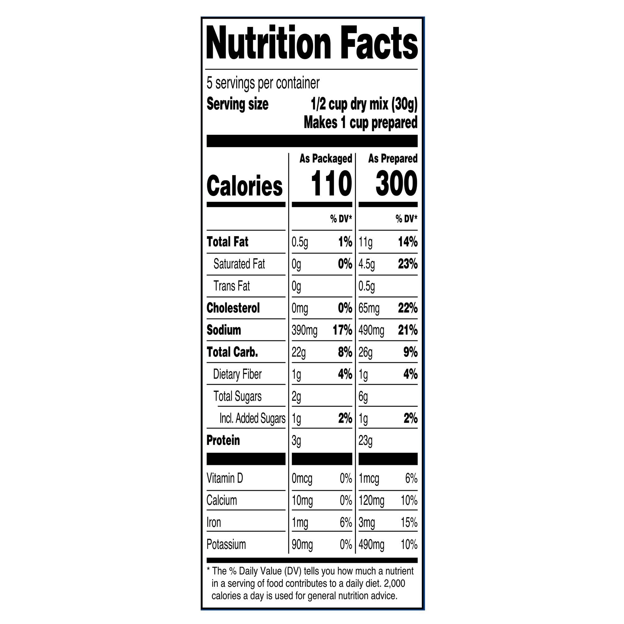 (10 pack) Great Value Four Cheese Lasagna Pasta Skillet Dinner, 5.5 oz