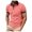 C123/Pink, variant on XIYON Men's Polo Shirt Button Lapel Solid Color Short Sleeve Sports Shirt Business Casual Fashion Tops Classic Polo Shirts For Men