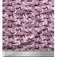thumbnail image 1 of Soimoi Rayon Fabric Two Tone Camouflage Print Fabric by the Yard 42 Inch Wide, 1 of 1