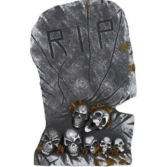 Skulls Weathered Tombstone