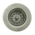 thumbnail image 4 of Westbrass D220-07 Midget Duo Bar and Laundry Sink Drain Assembly with Post Style Strainer Grid Cover, Satin Nickel, 4 of 4
