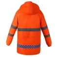 thumbnail image 5 of Men's Rain Suit High Visibility Reflective Work Rain Jacket Pants for All Sport Farm Fishing Motorcycle with Eye-Catching Reflective Strip, Durable Rain Gear M-3XL, 5 of 5