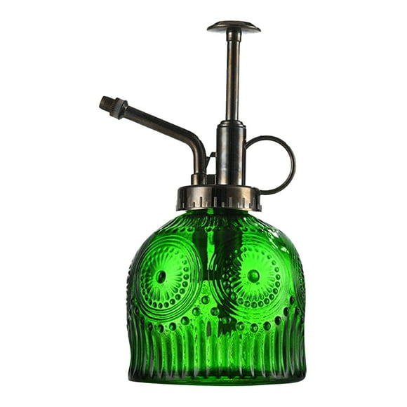 Toimothcn Embossed Pockmarked Glass Watering Can Gardening Home Watering Sprayer For Indoor Flower Plants