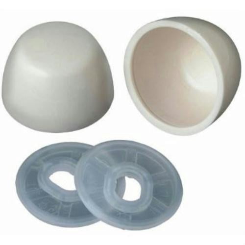 Round Toilet Bolt Caps, Almond, PS2064