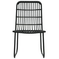 thumbnail image 2 of vidaXL 5 Piece Outdoor Dining Set Poly Rattan and Glass, 2 of 5