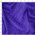 thumbnail image 4 of Soimoi Blue Poly Georgette Fabric Asterisk & Snow Nature Printed Fabric 1 Yard 42 Inch Wide, 4 of 5
