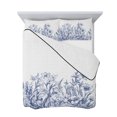thumbnail image 7 of Blue Spring Floral Twin Size Down Alternative Comforter, Lightweight Comforter Quilt Bedding Set with Pillow Shams Watercolor Botanical Summer Vintage All Seasons Bed Comforter Duvet Insert 68"x86", 7 of 7