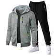thumbnail image 3 of Men's Tracksuits Sweatsuits for Men Sweat Track Suits 2 Piece Athletic Full Zip Tracksuit Jacquard Jogging Set Jackets And Pants Outfit Casual Sweat Suit, 3 of 3