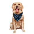 thumbnail image 5 of Disketp Blue Octopus Dog Bandanas 1PC Triangle Adjustable Puppy Bandana Bib Handkerchief for Large Medium Girl Dogs Pets Gift, 5 of 6