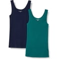 thumbnail image 1 of Pack de 2 camisetas sin mangas ajustadas para mujerVerde oscuro/Azul marinoX-Large esquí esquí Gafas de esquí, 1 of 3