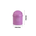 thumbnail image 3 of Mini Desktop Trash Can with Lid - Small Push-Type Double Bin for Office Desk, Kitchen Counter & Bathroom Vanity, 3 of 6