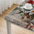 thumbnail image 4 of HAOXIT Christmas Tablecloth Square, Durable Table Cover for Kitchen Dining Room, Holiday Tablecloth for Party Dinner 36*36, 4 of 7