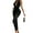 Black, variant on 2CPS Women’s Sexy Sleeveless Mesh See-through Bodycon Jumpsuit Playsuit Club-wear