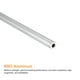 thumbnail image 3 of Tubo de aluminio 6063 para la industria, 4mmx2mmx300mm 1, 3 of 5