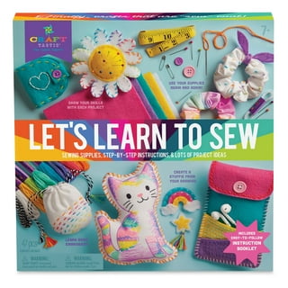 Craft Kits for Kids, Christmas Gift for Kids, Learn to Sew Kit, Beginners  Sewing