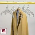 thumbnail image 2 of Mainetti Brand Plastic Clothes Top Hangers in clear 100 Count, 2 of 7