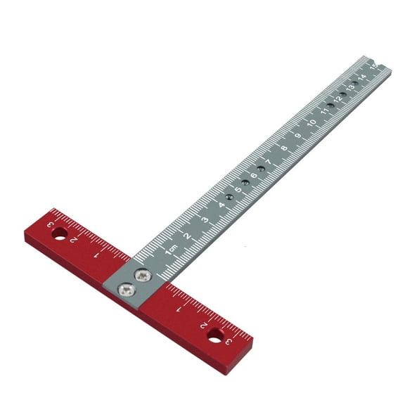 CEORPER Aluminum T Square Ruler for Accurate Framing and Measuring, Drafting Tool Right Angles Measurement Tool