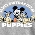 thumbnail image 3 of Disney - Mickey Mouse - Easily Distracted by Puppies - Youth Long Sleeve Graphic T-Shirt, 3 of 5