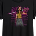 thumbnail image 3 of Raya and the Last Dragon - Raya Graphic Square - Women's Oversized T-Shirt, 3 of 5
