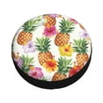 thumbnail image 3 of Balery Hawaiian Pineappltire Cover Waterproof Dust-Proof, Universal Spare Wheel Tire Cover For Trailer, Rv, Suv Truck And Vehicle Camper Accessories-14 Inch, 3 of 9