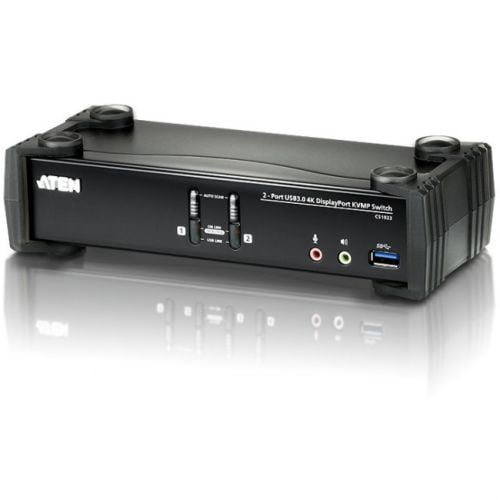 Aten 2-Port USB 3.0 4K Port d'Affichage KVMP Switch