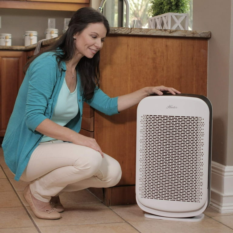 Hunter true hepa large 2024 console air purifier reviews