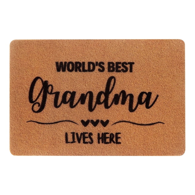 Coir Doormat Outdoor Funny Outdoor Doormats for Front Door Spring Rugs for Home Low-Profile Non-Slip Front Welcome Mat Perfect for Front Door and Entryway Outdoor and Indoor, 16x24 Inch