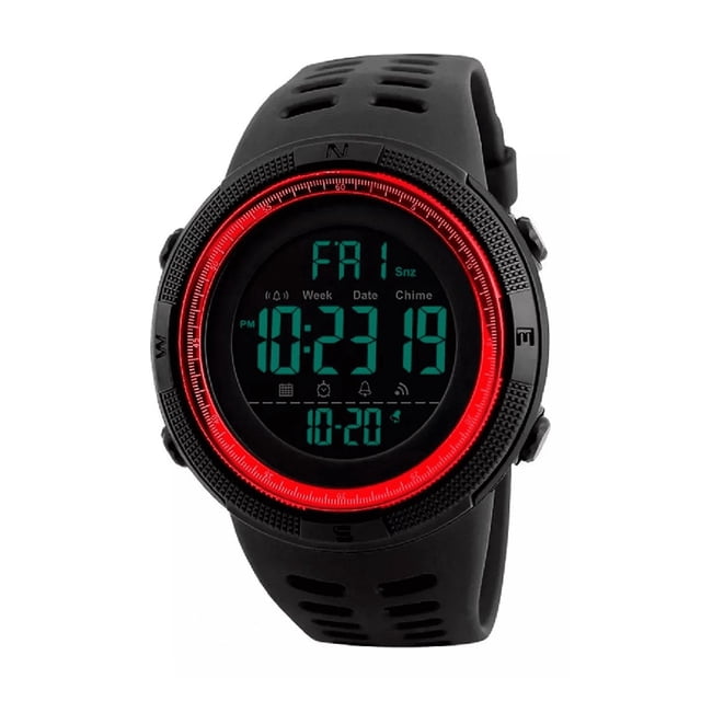 Reloj Deportivo Digital LAB.G Rojo Con negro