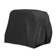 thumbnail image 2 of Cubierta universal para carrito de golf de 2 a 4 pasajeros, con ventana trasera con cremallera impermeable L Cola Cubierta de carro de golf, 2 of 8