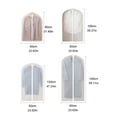 thumbnail image 5 of ✪ 12pcs Hanging Garment Bags Lightweight Clear Clothes Cover Full Zipper Suit Bag, 5 of 17