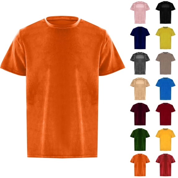Mens T-Shirt for Work Short Sleeve Pack Crewneck Classic Tees Novelty Undershirt Cotton Tops Summer Beach Athletic Short Sleeve (BU2,XXXL)