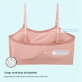thumbnail image 4 of Girls Training Bra Pack,Seamless Bra Design with Removable Padding,Youth over 12 Years Old,1 Pack, 4 of 8