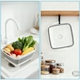 thumbnail image 6 of Collapsible Dish Basin, 9L/2.4Gal Portable Wash Basin with Drain Plug, Space Saving Foldable Bucket, Kitchen Sink for Camping, Vegetable Washing, RV, 6 of 6
