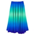thumbnail image 4 of Women's Summer Printed Linen Wrap Skirt - Elastic Waist, A-Line, Boho Beach, 55% Linen Blend, Ankle Length, Multi-Size, 4 of 4
