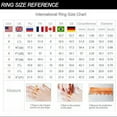 thumbnail image 4 of GKNET Simple Plain Black Silver Blue Gold Stainless Steel Band Rings Men's Delicate Jewelry -Silver-14, 4 of 9