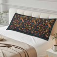 thumbnail image 4 of Boho Flowers Body Pillow Covers 20"x54", Spring Abstract Watercolor Floral Leaf Soft Brushed Microfiber Breathable Throw Pillow Covers, Decorative Pillowcase with Zipper for Couch Sofa Bedroom, 4 of 9