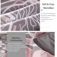 thumbnail image 6 of Flymme Floral Comforter Sets King Size 7 Pieces Pink Bed in a Bag Microfiber Complete Bedding Sets for Man Women Bedroom Decor, 6 of 8