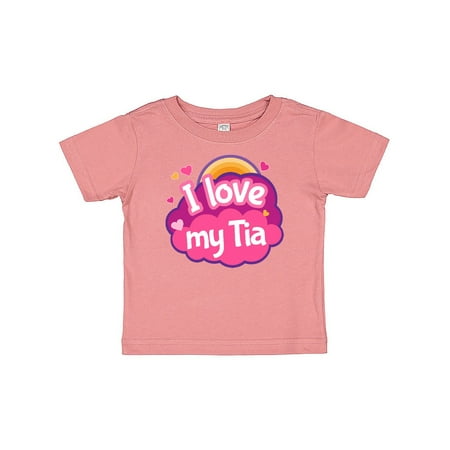 

Inktastic Niece Gift I Love My Tia Gift Baby Girl T-Shirt