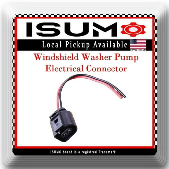 Windshield Washer Pump Connector Fits Audi BMW GM Ford Honda Mercedes Saab VW