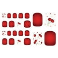 thumbnail image 2 of Mcolor Summer Toe Nail Polish Stickers Full Nail Wraps for Women Self Adhesive Nail Polish Strips for Toes Gel Nail Strips Toenail Manicure Sticker, 2 of 9